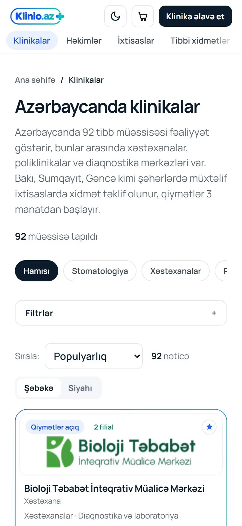 Klinikalar