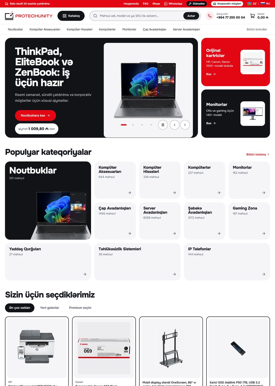 protechunity.com saytı